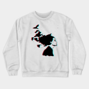 Raven Haired Girl Crewneck Sweatshirt